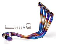 Moto Silenziatore Posteriore Per CBR650F CBR650R CB650R 2014-2025 Moto Gomito Sistema Completo Anteriore Collettore Slip-On 51 Mm Silenziatore Scarico Tubo 50,8 Mm 2024-2025(B 2024-2025 50.8MM)