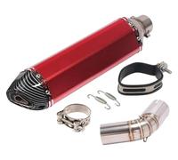 Moto Silenziatore Posteriore Per S&Uzuki Per V-STROM 1000 DL1000 DL 1000 2014-2019 Sistema Motocicletta Tubo Centrale Collegamento Silenziatore Slip On Tubo Di Scarico(G)