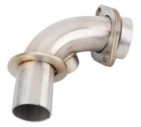 Moto Silenziatore Posteriore Per Vespa GTS 125 250 300 2007-2017 2018 2019 2020 Tubo Di Collegamento Centrale In Acciaio Inossidabile Per Moto(A)