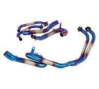 moto silenziatore posteriore Per Y&amaha YZF MT03 R25 R3 2015-2021 Moto Slip On Senza Scarico Sistema Completo Tubo Silenziatori Centrali(D)