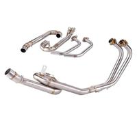 moto silenziatore posteriore Per Y&amaha YZF MT03 R25 R3 2015-2021 Moto Slip On Senza Scarico Sistema Completo Tubo Silenziatori Centrali(C)