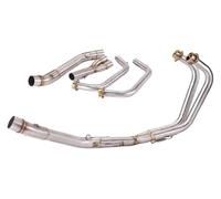 moto silenziatore posteriore Per Y&amaha YZF MT03 R25 R3 2015-2021 Moto Slip On Senza Scarico Sistema Completo Tubo Silenziatori Centrali(A)
