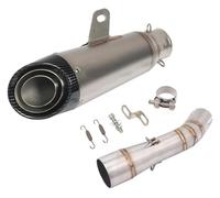Moto Silenziatore Scarico Per B&enelli 502c Moto Silenziatore Scarico Modificato DB Killer Collegamento Centrale Catalizzatore Elimina Scarico Tubo(5)