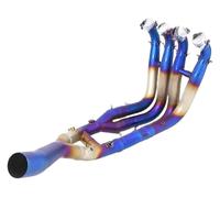 Moto Silenziatore Scarico Per B&MW S1000RR 2019-2023 S1000R 2021-2023 Sistema Completo Per Motocicletta Tubo Di Collegamento Anteriore Tubo Di Scarico Slip-on(Type E)