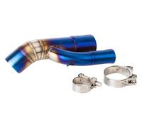 Moto Silenziatore Scarico Per B&MW S1000RR S1000 RR 2017 2018 Moto Silenziatore Centrale Adattatore Connettore Scarico Tubo(3)