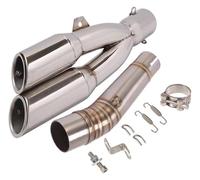 Moto Silenziatore Scarico Per NC700 NC700X NC700S NC750X NC750 Moto Intermedia Collettore Silenziatore Doppio Foro DB Killer Slip Tubo Di Scarico(C)