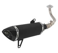 Moto Silenziatore Scarico Per Y&amaha Per Tricity 300 2020-2024 Moto Sistema Completo Anteriore Collettore Scarico Silenziatore DB Killer Slip-On Scarico Tubo(B)
