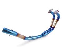 Moto Silenziatore Scarico Per YZF R3 R25 2014-2018 Per MT-03 2016-2018 Sistemi Completi Per Moto Collegamento Centrale Anteriore Marmitta Tubo Scarico Slip-on(2)