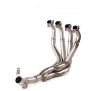 Moto Slip On Motorcycle Full System Modifed Exhaust Escape 50.8mm Front Pipe Per Kawasaki Per Ninja Z900/ES 2017-2024 Adattatore(Style 1)