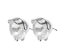 Moto Sostituisce Faro Per Touring Per Sportster XL 883 1200 72 48 Per Dyna Per Softail Universale Moto Fendinebbia Lampada Del Faro DC12V(2 pieces)
