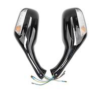 Moto Specchi Laterale Per 125cc Per Epsilon Per JMstar Per Eagle Specchietto Retrovisore Per Moto Con Indicatore Di Direzione(Black)