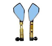 Moto Specchietti Specchietti retrovisori laterali per moto 2 x, 8 mm e 10, con vite, per estremità del manubrio, per strada, ATV, per cross, scooter