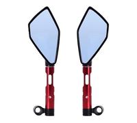 Moto Specchietti Specchietti retrovisori laterali per moto 2 x, 8 mm e 10, con vite, per estremità del manubrio, per strada, ATV, per cross, scooter