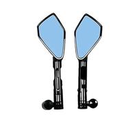 Moto Specchietti Specchietti retrovisori laterali per moto 2 x, 8 mm e 10, con vite, per estremità del manubrio, per strada, ATV, per cross, scooter