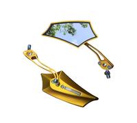 Moto Specchietti Specchietti retrovisori universali per moto, 2 x, rotazione a 360 gradi, specchietti laterali per e scooter, 8/10 mm