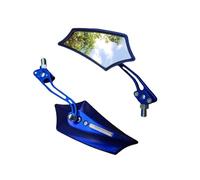 Moto Specchietti Specchietti retrovisori universali per moto, 2 x, rotazione a 360 gradi, specchietti laterali per e scooter, 8/10 mm