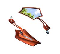 Moto Specchietti Specchietti retrovisori universali per moto, 2 x, rotazione a 360 gradi, specchietti laterali per e scooter, 8/10 mm