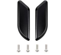Moto Specchietto Retrovisore Basi per Superbike PANIGALE 1299 959 899 V2 V4 2015-2021, PSLER Specchio Laterale Ali di Base Tappo Decorativo di Sostituzione Della Copertura(Nero)