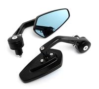 Moto Specchio 2x 7/8 "20mm Specchietti Retrovisori Per Moto Antiriflesso HD Specchietto Laterale Per Manubrio Per Moto Per Scooter ATV Motociclette Specchietto Moto Set