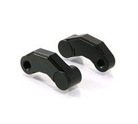 Moto Specchio Distanziali Prolunghe Lavorate Al CNC Alluminio Billet - Nero - Coppia