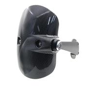 Moto Splash Guard Copertura Per RNINET Per R NINE T Per R9T Per Per Racer Per Urban 2013-2024 Staffa Parafango Posteriore Con Copertura Paraspruzzi Moto Parafango Extender(Carbon Look-Silver)