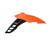 Moto Splash Guard Universale Parafango Anteriore Moto Parafango Paraspruzzi(BLACK ORANGE)