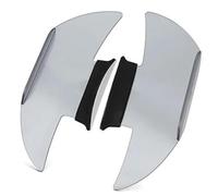 Moto Spoiler Anteriore Per Kawasaki Per NINJA 250 300 400 650 ZX6R ZX10R Universale Carenatura Anteriore Aerodinamica Winglet Spoiler Laterali(Grey)