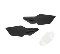 Moto Spoiler Anteriore Per Suzuki 1Pair Moto Aerodinamica Winglets Spoiler Wing Kit Accessori Adesivi(Nero)