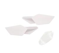 Moto Spoiler Anteriore Per Suzuki 1Pair Moto Aerodinamica Winglets Spoiler Wing Kit Accessori Adesivi(BIANCO)