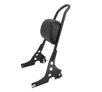 Moto Staffa Portapacchi Per Sportster XL883 1200 X48 Per Forty Per Eight 2004-2023 Cuscino Schienale Passeggero Posteriore Staccabile Motocicletta Sissy Bar Moto Portapachi Posteriore(Nero)