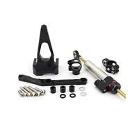 Moto Sterzo Stabilizzare Ammortizzatore Staffa Di Montaggio Per MT-09 PER MT09 PER MT-09PER FZ09 PER FZ-09 2013-2019 Sterzo Moto(Black 1Set)