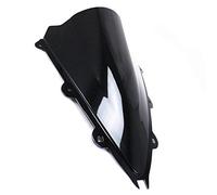 Moto Street Double Bubble Cupolino per Aprilia RSV4 2010 2011 2012 2013 2014 2015 (Nero)