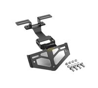 Moto Supporto Targa Per TMAX 500 Per 530 2001-2018 Moto Tail Tidy Parafango Posteriore Eliminatore Porta Targa HA CONDOTTO LA Luce(2Black)