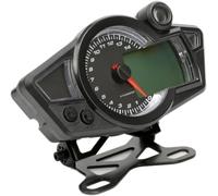 Moto Tachimetro Accessori Per Motociclette Contachilometri Moto Per KOSO RX1N Contachilometri Contagiri Termometro Acqua Indicatore Carburante,Strumento LCD con tachimetro, temperatura dell'acqua, ind