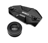 Moto Tappo Serbatoio Olio Per Kawasaki Z650 2017-2020 2021 2022 2023 Moto Anteriore Posteriore Cilindro Liquido Dei Freni Master Tappo Serbatoio Coperchio Serbatoio Carburante Freno Olio Tappo(Nero)