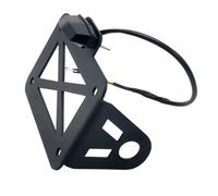 Moto Targa Staffa Portatarga Per Supporto Per Targa Universale Per Moto xCon Montaggio Laterale E Luce Posteriore A LED Staffa per Targa Moto