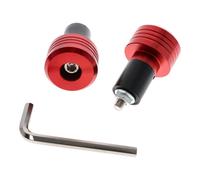 Moto Terminali Del Manubrio / Pesi Manubrio Tondo 103g Ad 31mm L 18mm Rosso