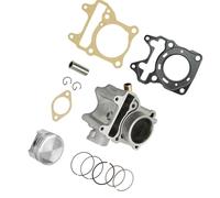 Moto Testata Del Cilindro Compatibile Con Lead 125 2020 Per PCX125A 2018-2019 12100-KZR-600 12191-KZR-600 12251-KZR-601 13101-KWN-902 14560-KZR-600 13111-KWN-900 Kit Guarnizione Cilindro Pistone