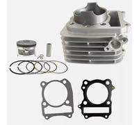 Moto Testata Del Cilindro Compatibile Con Suzuki Per DF200 1996 1997 1998 1999 2000 66mm Motore Per Moto Cilindro Blocco Cilindro Aria Pistone Fasce Elastiche Guarnizione Base Testa