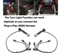 Moto Top Scatola LED Tronco Lampada Freccia Luce Freno Honda Oro Laterale 48000