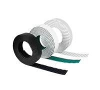 Moto trasmissione Cinghie HTD 3*M PU Open Belt Width: 10mm /15mm/20mm/25mmTiming Polyurethane Transmission Belt For 3DPrinters Etc(3meter,WHITE_25MM)