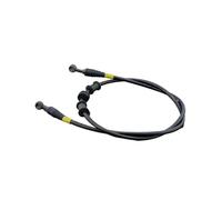 Moto Tubo Freno 400 A 2300mm Moto Dirt Bike In Acciaio Intrecciato Linea Freno Idraulico Frizione Tubo Flessibile Olio Tubo Fit Racing MX Nero 90-28 Gradi(900mm)