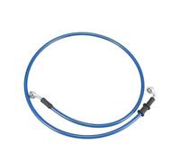 Moto Tubo Freno Tubo Flessibile Intrecciato In Acciaio Inossidabile Rinforzato Idraulico Blu Tubo Flessibile Universale Per Olio Freno Frizione Moto(110cm)