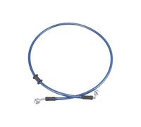 Moto Tubo Freno Tubo Flessibile Intrecciato In Acciaio Inossidabile Rinforzato Idraulico Blu Tubo Flessibile Universale Per Olio Freno Frizione Moto(90cm)