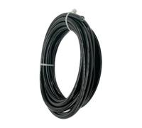 Moto Tubo freno Tubo Flessibile Per Freni In PVC Intrecciato In Acciaio Inossidabile Per Motociclette 3M 9,8 Piedi Tubo Flessibile Idraulico Per Freni Tubo Flessibile Per Carburante E Gasolio(Black)