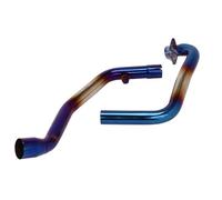 Moto Tubo Scarico Compatibile Con Suzuki Per GIXXER250 Per SF250 Silenziatore Di Scarico Per Motocicletta Per Escape Slip On Tubo Di Collegamento Centrale Anteriore Per Moto Modificato