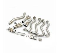 Moto Tubo Scarico silenziatore Moto Silenziatore di Scarico Slip-On per Gsxr1000 1000 per Gsxr 2009-2016 Moto di Scarico Moto Silenziatore Anteriore Tubo di Collegamento
