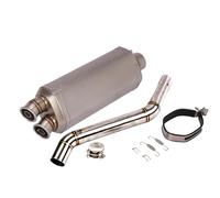 Moto Tubo Scarico silenziatore Moto Tubo di Scarico Silenziatore di Scarico per NK400 NK650 NK 400 650 650MT 650 MT Moto di Scarico Centrale di Collegamento Tubo Ovattato