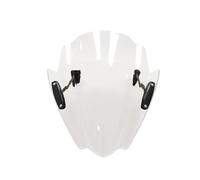 Moto Universale Del Motociclo Parabrezza Parabrezza 7/8 "e 1" Manubrio Per Suzuki Per Gladius 650 SFV650 ABS 2009-2015 deflettori vento(Transparent)