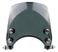 moto vento schermo Deflettore Del Vento Parabrezza Anteriore Per Moto Retrò Per Harley XL833 XL1200 Per Sportster(White)